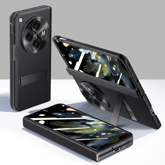 For OPPO Find N3 Pioneer Skin-Feel Case-film Integral Hinge Shockproof Phone Case(Black)