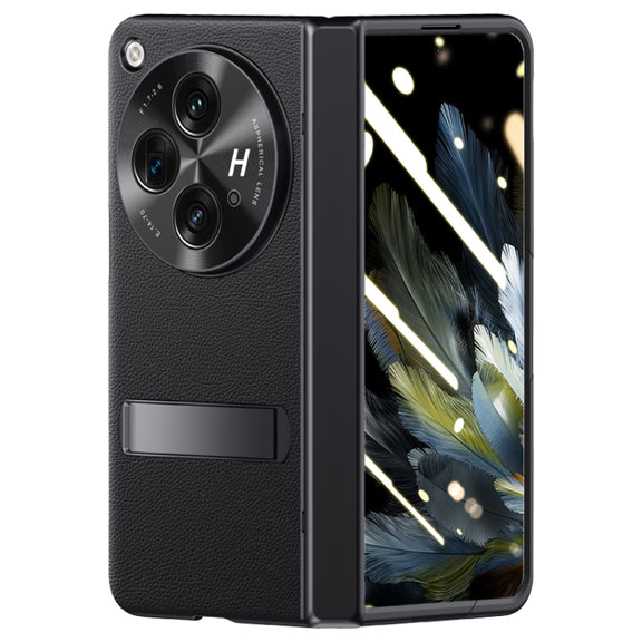 For OPPO Find N3 Pioneer Skin-Feel Case-film Integral Hinge Shockproof Phone Case(Black)