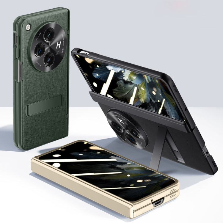 For OPPO Find N3 Pioneer Skin-Feel Case-film Integral Hinge Shockproof Phone Case(Black)