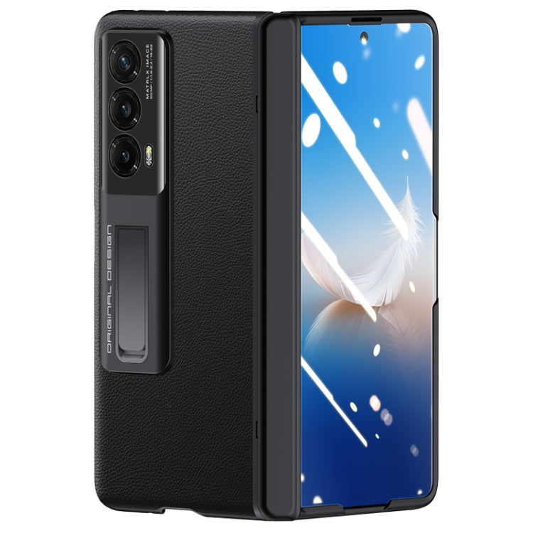 For Honor Magic VS Pioneer Skin-Feel Case-film Integral Hinge Shockproof Phone Case(Purple)