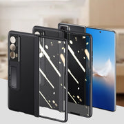 For Honor Magic Vs2 Pioneer Skin-Feel Case-film Integral Hinge Shockproof Phone Case(Blue)