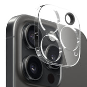 For iPhone 16 Pro Max NORTHJO 3 in 1 TPU Phone Case with Screen Film and Lens Film(Clear)