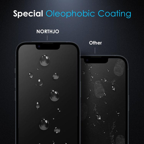 For iPhone 16e NORTHJO A++ Screen Protector Full Glue Silk Printing Tempered Glass Film(Black)
