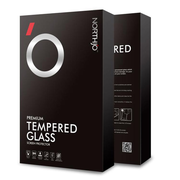 For iPhone 16e NORTHJO A++ Screen Protector Full Glue Silk Printing Tempered Glass Film(Black)