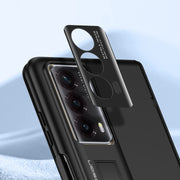 For Honor Magic Vs2 Skin-sensitive Case-film Integral Hinge Shockproof Phone Case(Black)