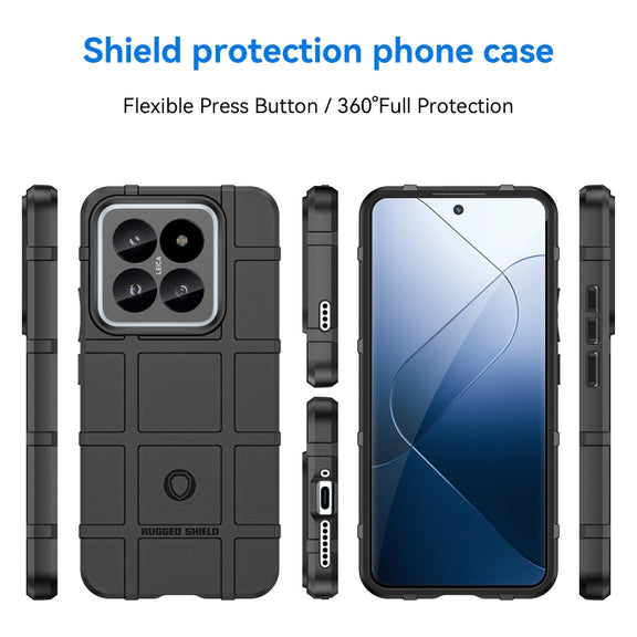 For Xiaomi 14 Pro Full Coverage Shockproof TPU Phone Case(Black)