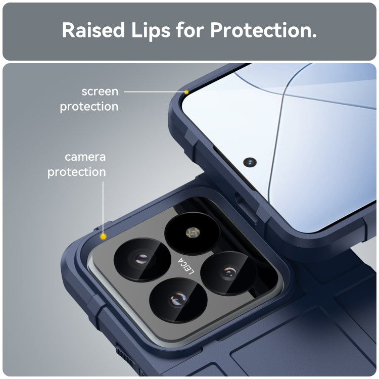 For  Xiaomi 14 Full Coverage Shockproof TPU Phone Case(Blue)