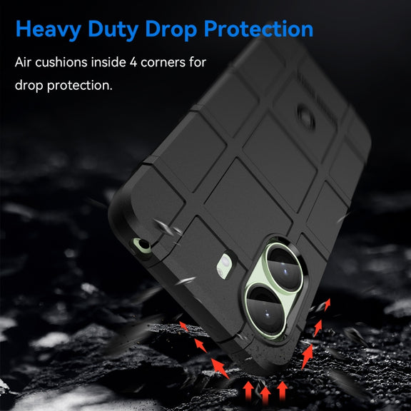 For Xiaomi Poco C65 Full Coverage Shockproof TPU Phone Case(Black)