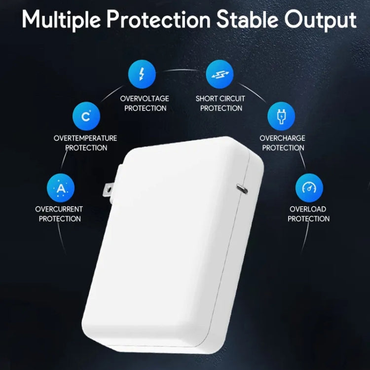 PD3.1 140W USB-C PD Laptop Power Adapter + 2m 5A USB-C to USB-C Data Cable AU Plug