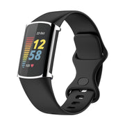 For Fitbit Charge 6 / 5 TPU Shell + Film Integrated Watch Protective Case(White)