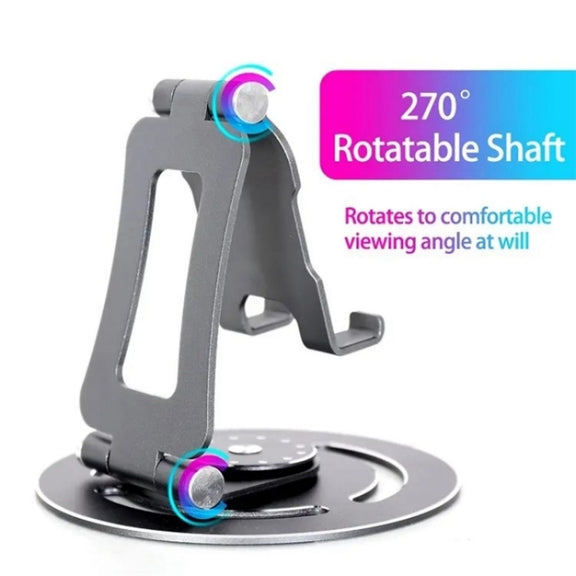 G60 Portable Folding 360-Degree Rotating Desktop Phone Tablet Holder(Red)