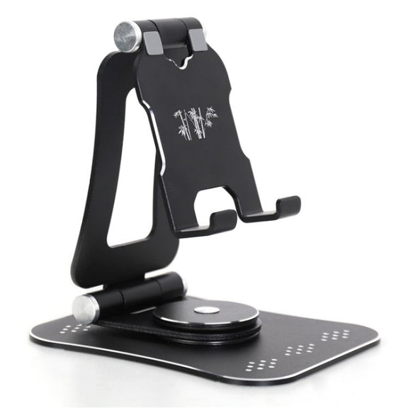 G61 Portable Folding 360-Degree Rotating Desktop Phone Holder(Black)