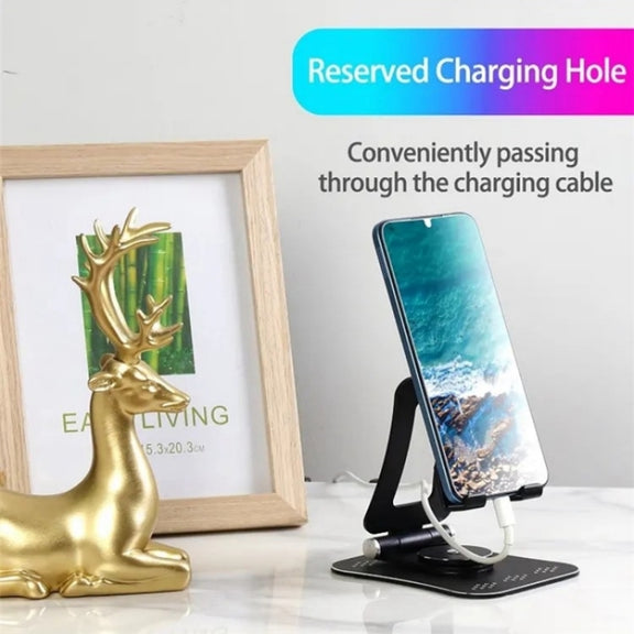 G61 Portable Folding 360-Degree Rotating Desktop Phone Holder(Red)