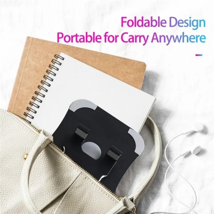G61 Portable Folding 360-Degree Rotating Desktop Phone Holder(Red)
