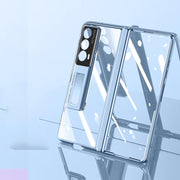 For Honor Magic Vs2 Electroplated Case-film Integral Hinge Shockproof Phone Case(Purple)