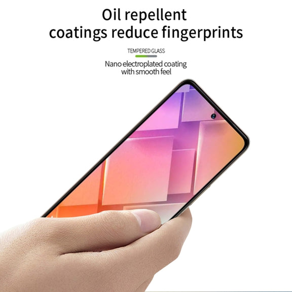 For vivo Y200e MOFI 9H 2.5D Full Screen Tempered Glass Film(Black)