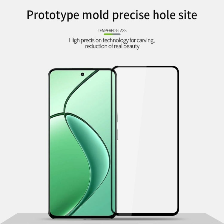 For vivo iQOO Z9x / T3X MOFI 9H 2.5D Full Screen Tempered Glass Film(Black)