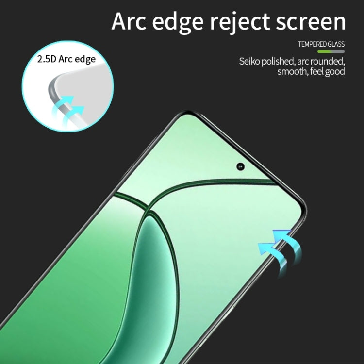 For vivo iQOO Z9x / T3X MOFI 9H 2.5D Full Screen Tempered Glass Film(Black)