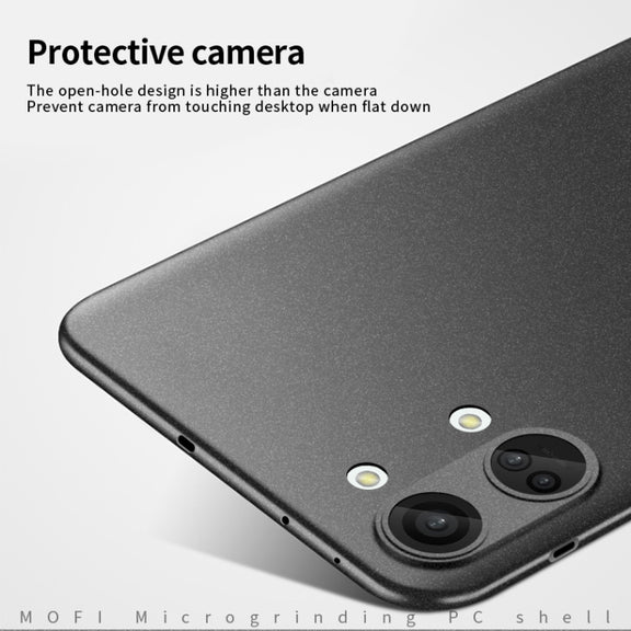 For OnePlus Ace 2V / Nord 3 MOFI Fandun Series Frosted PC Ultra-thin All-inclusive Phone Case(Blue)
