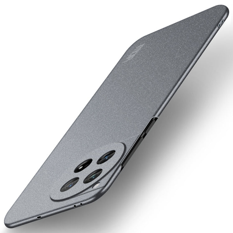 For OnePlus 12 MOFI Fandun Series Frosted PC Ultra-thin All-inclusive Phone Case(Gray)