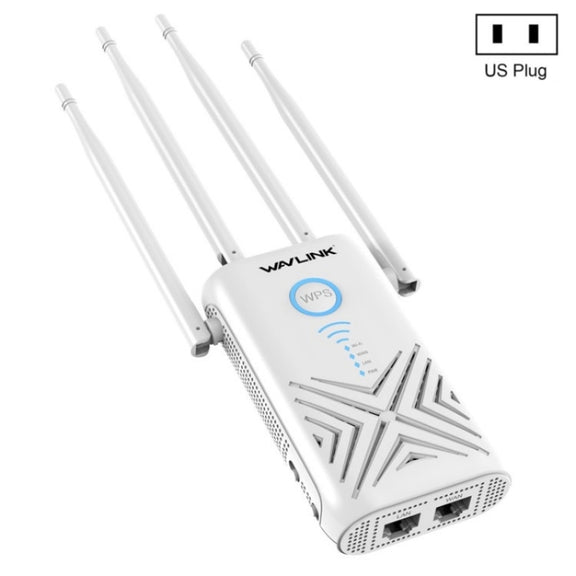 WAVLINK WN579X3 With 5dBi Antennas AC1200 Wireless Router 2.4G / 5G Dual Band WiFi Repeater, Plug:US Plug
