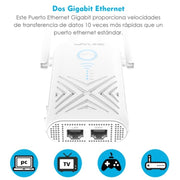 WAVLINK WN579X3 With 5dBi Antennas AC1200 Wireless Router 2.4G / 5G Dual Band WiFi Repeater, Plug:EU Plug
