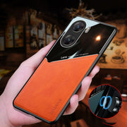 For vivo V29e Global All-inclusive Leather Organic Glass Phone Case(Green)