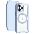 For iPhone 15 Pro Max MagSafe RFID Blocking Adsorption Flip Leather Phone Case(Blue) - iPhone 15 Pro Max Cases by PMC TechLife | Online Shopping South Africa | PMC TechLife