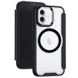 For iPhone 16 RFID Blocking Adsorption Flip MagSafe Leather Phone Case(Black) - iPhone 16 Cases by PMC TechLife | Online Shopping South Africa | PMC TechLife | Buy Now Pay Later Mobicred
