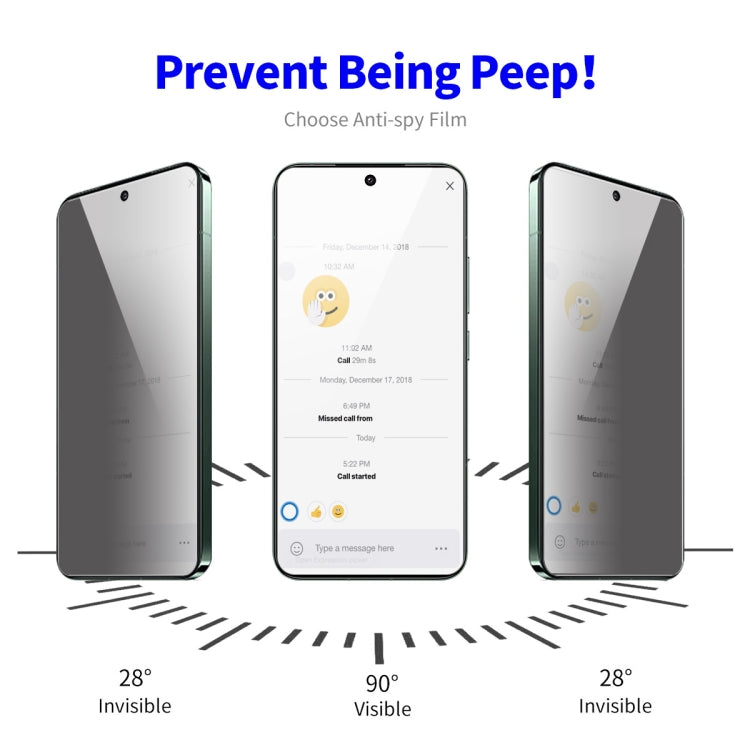For Xiaomi 14 ENKAY Hat-Prince 28 Degree Anti-peeping Privacy Tempered Glass Film