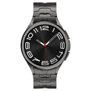 For Samsung Galaxy Watch 5 Pro Lron Man Curved Connection Stainless Steel Watch Band(Gray)
