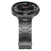 For Samsung Galaxy Watch 5 Pro Lron Man Curved Connection Stainless Steel Watch Band(Gray)