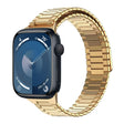 For Apple Watch Series 9 41mm Bamboo Magnetic Stainless Steel Metal Watch Strap(Gold) - Watch Bands by PMC TechLife | Online Shopping South Africa | PMC TechLife