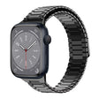 For Apple Watch Series 8 41mm Bamboo Magnetic Stainless Steel Metal Watch Strap(Black) - Watch Bands by PMC TechLife | Online Shopping South Africa | PMC TechLife | Buy Now Pay Later Mobicred