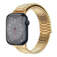 For Apple Watch Series 8 45mm Bamboo Magnetic Stainless Steel Metal Watch Strap(Gold) - free shipping - PMC TechLife - Order now!