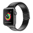 For Apple Watch Series 3 42mm Bamboo Magnetic Stainless Steel Metal Watch Strap(Black) - Watch Bands by PMC TechLife | Online Shopping South Africa | PMC TechLife | Buy Now Pay Later Mobicred