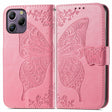 For Blackview A96 Butterfly Love Flower Embossed Leather Phone Case(Pink) - More Brand by PMC TechLife | Online Shopping South Africa | PMC TechLife