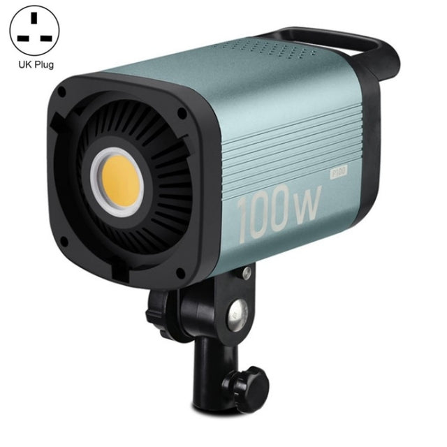 VLOGLITE P100 Professional Photography Video Fill Light 100W High Powerful Bright COB LED Light, Plug:UK Plug