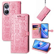 For Blackview A200 Pro Cat and Dog Embossed Leather Phone Case(Pink) - More Brand by PMC TechLife | Online Shopping South Africa | PMC TechLife