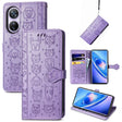 For Blackview A200 Pro Cat and Dog Embossed Leather Phone Case(Purple) - More Brand by PMC TechLife | Online Shopping South Africa | PMC TechLife