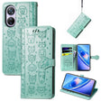 For Blackview A200 Pro Cat and Dog Embossed Leather Phone Case(Green) - More Brand by PMC TechLife | Online Shopping South Africa | PMC TechLife