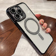 For iPhone 14 Pro Diamond Gradient Plated MagSafe TPU Phone Case(Black) - iPhone 14 Pro Cases by PMC TechLife | Online Shopping South Africa | PMC TechLife