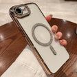 For iPhone 16e Diamond Plated MagSafe TPU Phone Case(Gold) - iPhone 16e Cases by PMC TechLife | Online Shopping South Africa | PMC TechLife | Buy Now Pay Later Mobicred