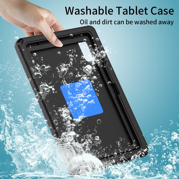 For Lenovo M10 Plus Gen3 TB-125F 10.6 EVA Hybrid PC Shockproof Tablet Case(Black)
