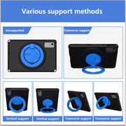 For Lenovo M10 Plus Gen3 TB-125F 10.6 EVA Hybrid PC Shockproof Tablet Case(Black)