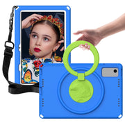For Lenovo M10 Plus Gen3 TB-125F 10.6 EVA Hybrid PC Shockproof Tablet Case(Blue)