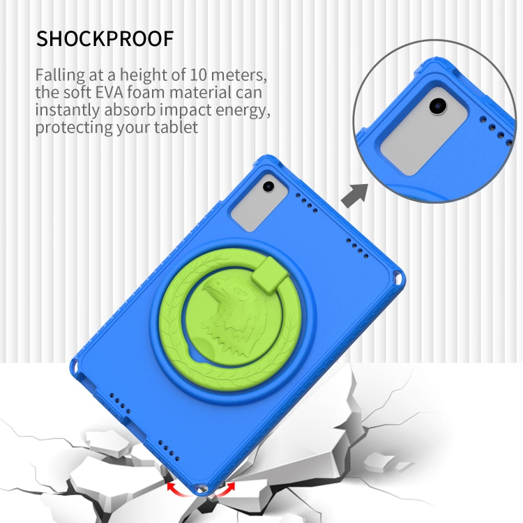 For Lenovo M10 Plus Gen3 TB-125F 10.6 EVA Hybrid PC Shockproof Tablet Case(Blue)