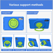 For Lenovo M10 Plus Gen3 TB-125F 10.6 EVA Hybrid PC Shockproof Tablet Case(Blue)