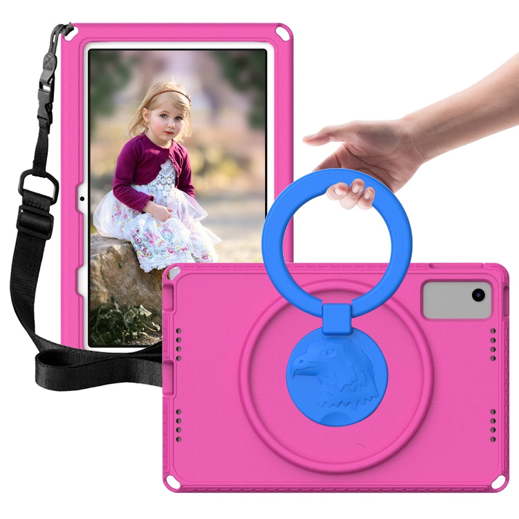 For Lenovo M10 Plus Gen3 TB-125F 10.6 EVA Hybrid PC Shockproof Tablet Case(Rose Red)
