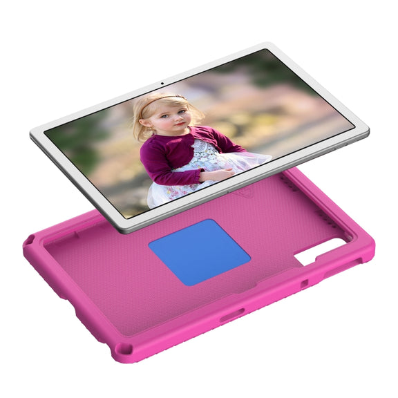 For Lenovo M10 Plus Gen3 TB-125F 10.6 EVA Hybrid PC Shockproof Tablet Case(Rose Red)